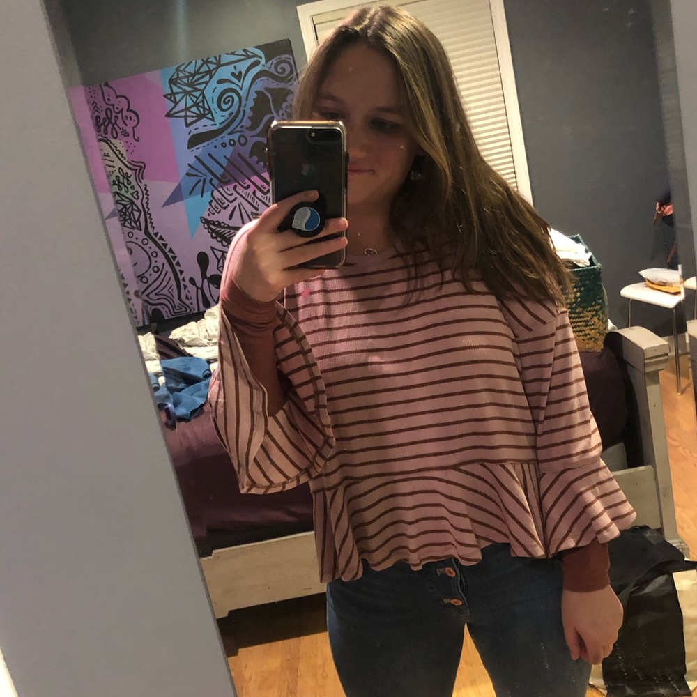Free People Striped Top